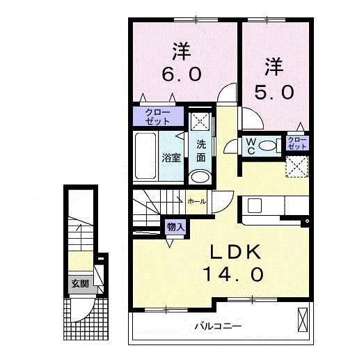 サン　ベル　Ⅰ（203） 間取り図画像