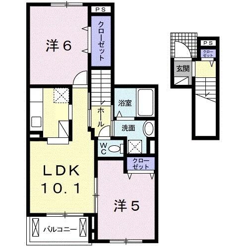 ル・リアンⅠ（202） 間取り図画像