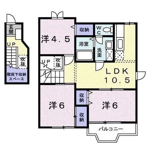 ヴェルダ・クーボ（201） 間取り図画像