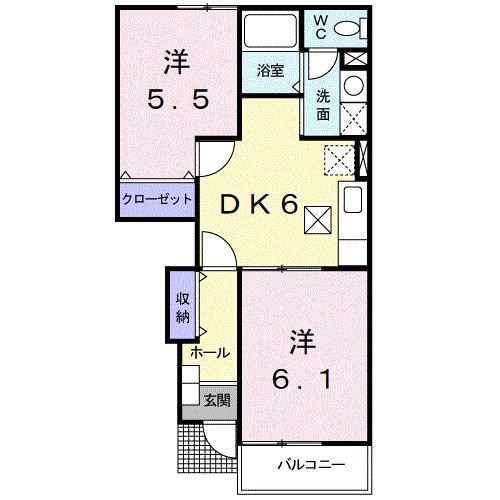 ビーミングベルⅠ（103） 間取り図画像