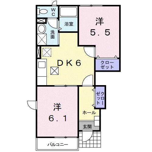 オーシャン・ハイツ（101） 間取り図画像