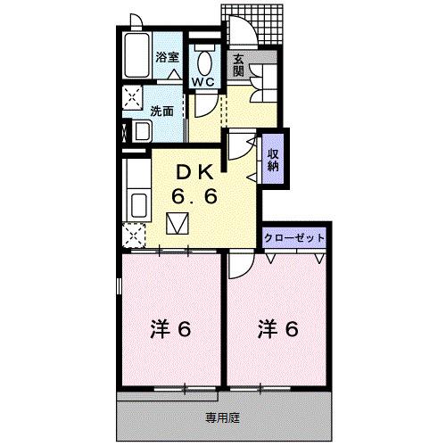 リアン・ファミーユ（103） 間取り図画像