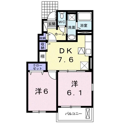 ヴィルゴ（101） 間取り図画像