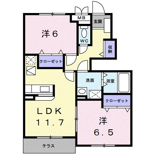 カノンⅡ（103） 間取り図画像