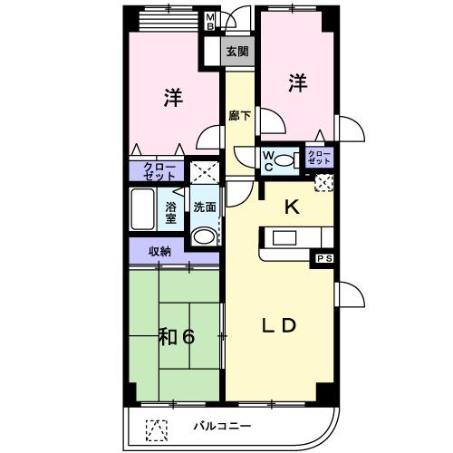 ピーノ・モルティ（301） 間取り図画像