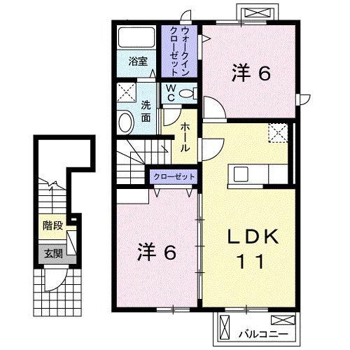 パンセリノス（202） 間取り図画像