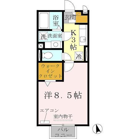 ハイツ　エンカウンターⅡ（210） 間取り図画像