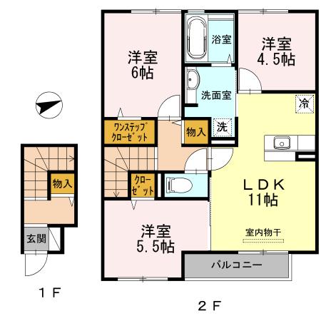 Ｙ'ｓ　コトブキ（203） 間取り図画像
