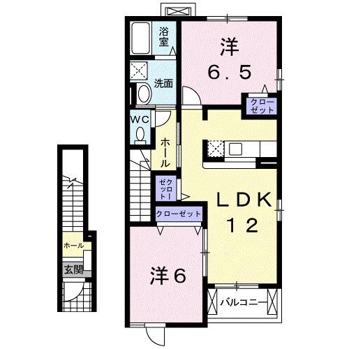 メゾン　コリーヌⅢ（205） 間取り図画像
