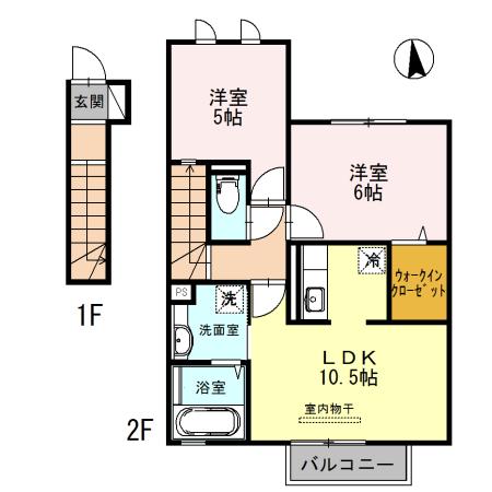 D-roomシルクマム（A206） 間取り図画像