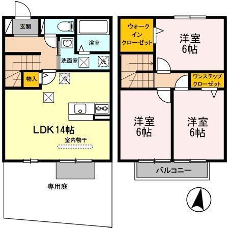 ボヌール葵（101） 間取り図画像