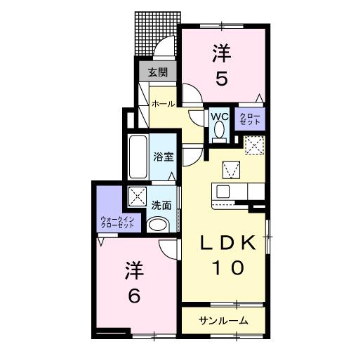 マナオラナⅠ（106） 間取り図画像