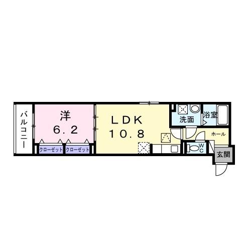 ヒカルサ和歌山城北サウス（203） 間取り図画像