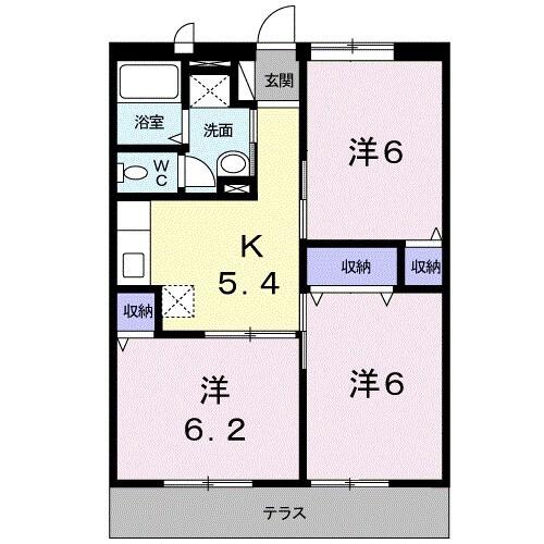 メゾンアンビテール（101） 間取り図画像
