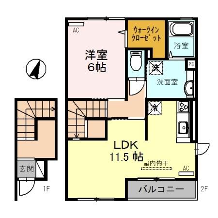 D-room Ｔｏｋｉ（206） 間取り図画像