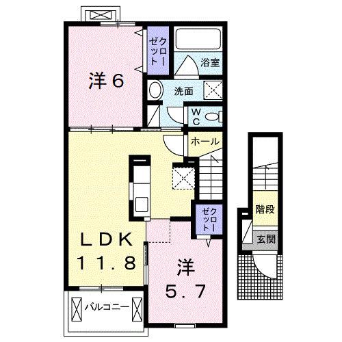 グランプラザ弐番館（202） 間取り図画像