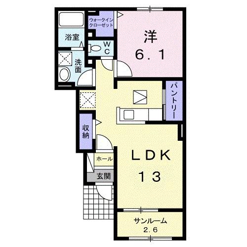リベルテ・ディユ（102） 間取り図画像