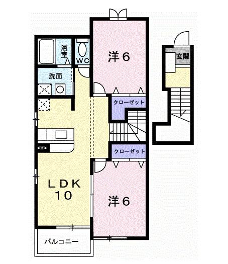Ｍ’ｓソレイユ（205） 間取り図画像