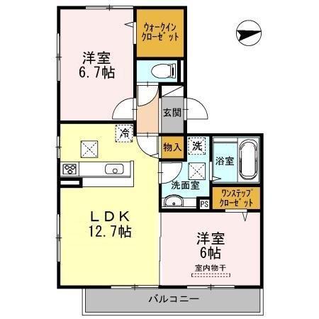 サンライズ加納（106） 間取り図画像