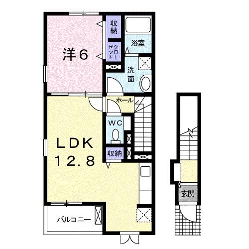 エトワール伏山（201） 間取り図画像