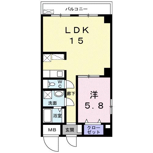 Ｕ−Ｂｕｉｌ十二番丁　Ⅱ（302） 間取り図画像