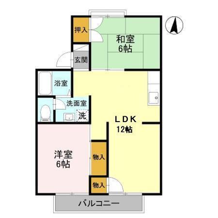 パレーシャル津秦（101） 間取り図画像