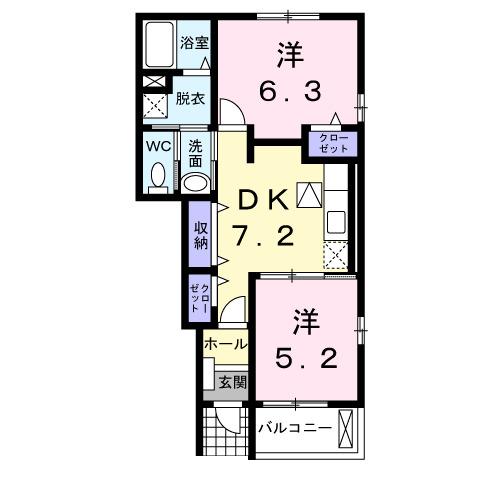 エテルノ　Ⅰ（105） 間取り図画像