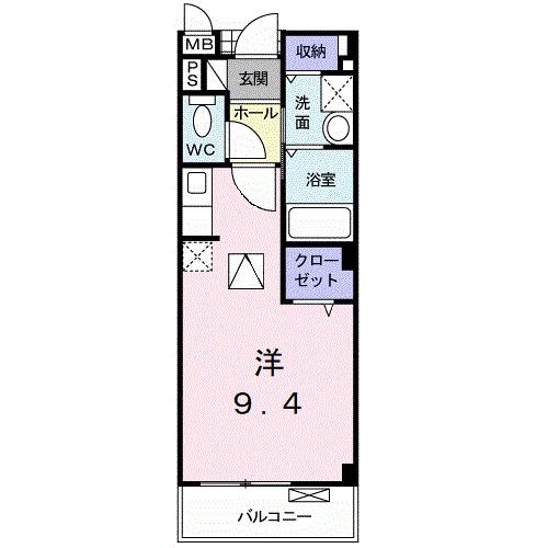 サニーサイド（105） 間取り図画像
