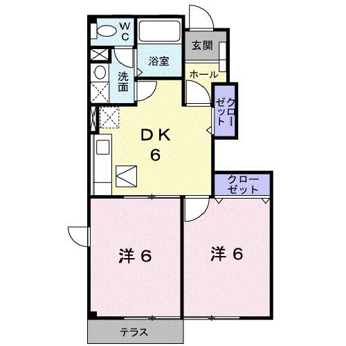 ジェルメ・コリーヌ　Ⅱ（103） 間取り図画像