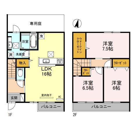 シェソワ坂ノ上（102） 間取り図画像