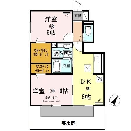 イソラ フェリジェⅡ（111） 間取り図画像