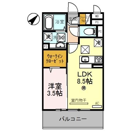 D-room野崎（106） 間取り図画像