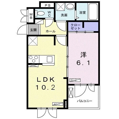 ヴィラ・コスタリカ（303） 間取り図画像
