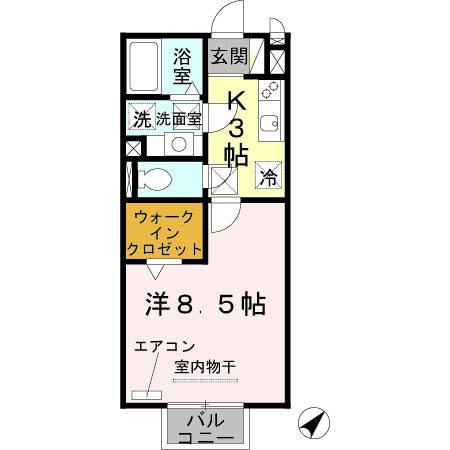 ビヤン　リズム（108） 間取り図画像