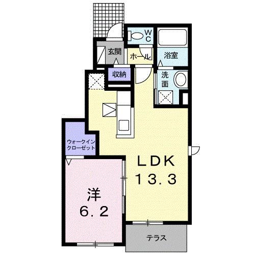 ヴィッセン隅田　Ⅱ（101） 間取り図画像