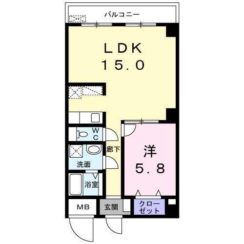 Ｕ−Ｂｕｉｌ十二番丁　Ⅱ（302） 間取り図画像