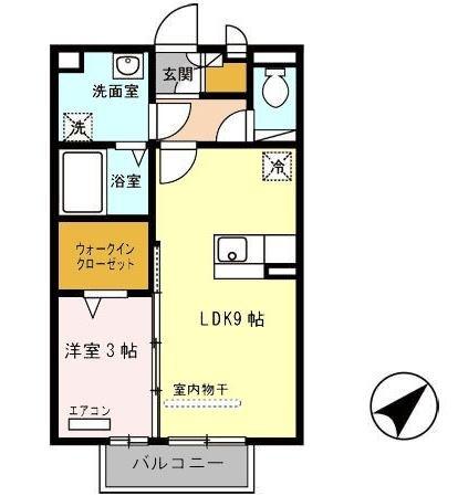 モンターニュ　コアラ（203） 間取り図画像