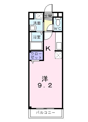 シャン・ド・フルール（102） 間取り図画像
