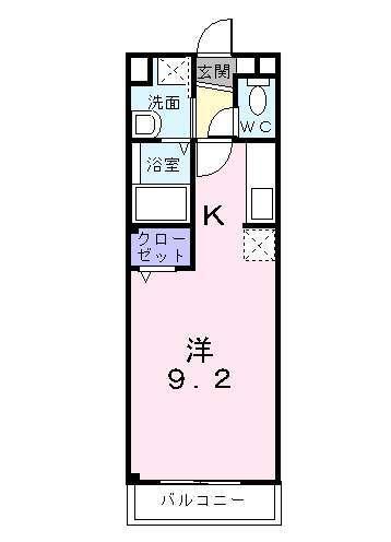 シャン・ド・フルール（102） 間取り図画像
