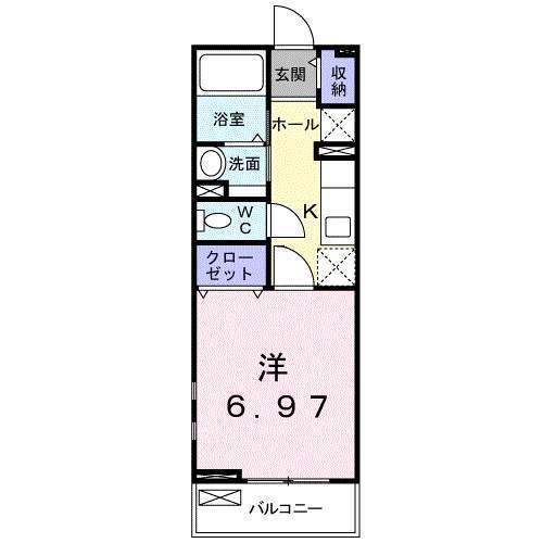 ミーティア　Ⅲ（203） 間取り図画像
