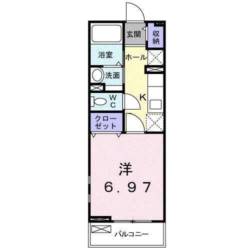 ミーティア　Ⅲ（203） 間取り図画像