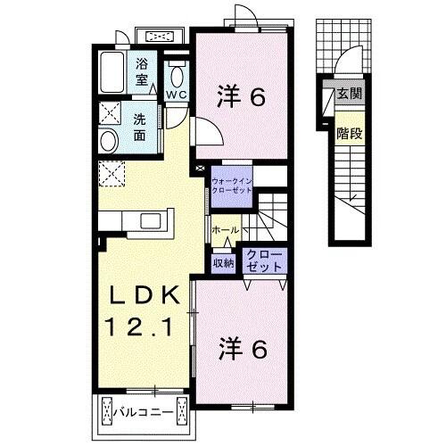 フォルトゥーナ（202） 間取り図画像