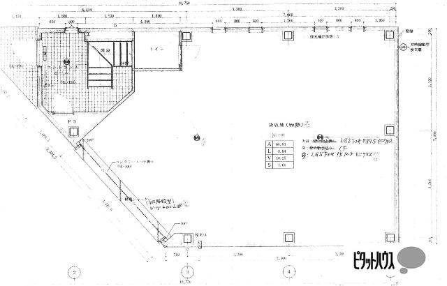 タナカビルテナント（1Ｆ） 地形図・案内図