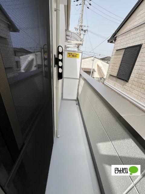 和歌山市杭ノ瀬アパート バルコニー