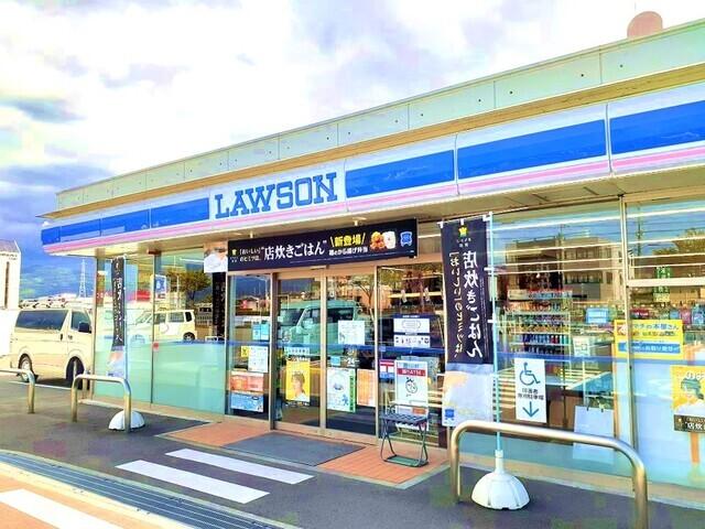 ローソン岡田店様：600m
