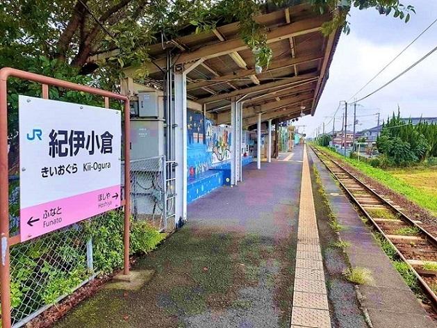 ＪＲ和歌山線　小倉駅様：1100m