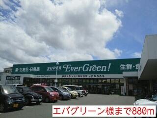 エバグリーン様：880m