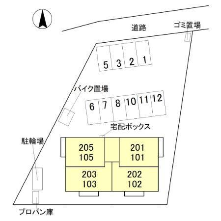 D-ROOM 中島（102） 物件画像