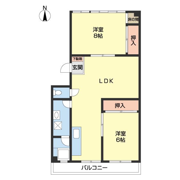 和歌山市吉田売一棟マンション 間取り図画像