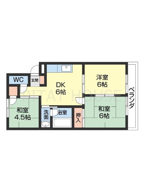 吉田売一棟マンション 間取り図画像